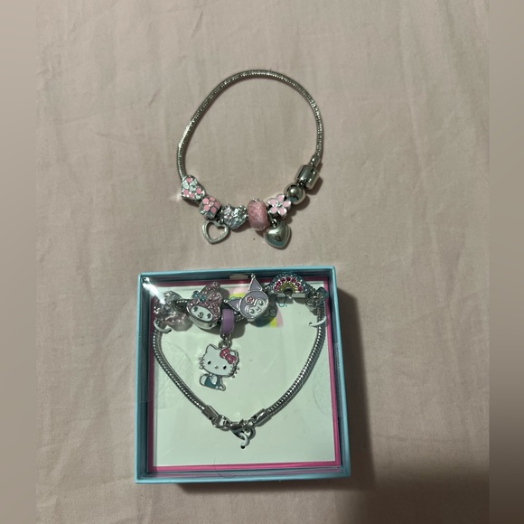 Hello Kitty Jewelry - Hello Kitty and coquette bracelets